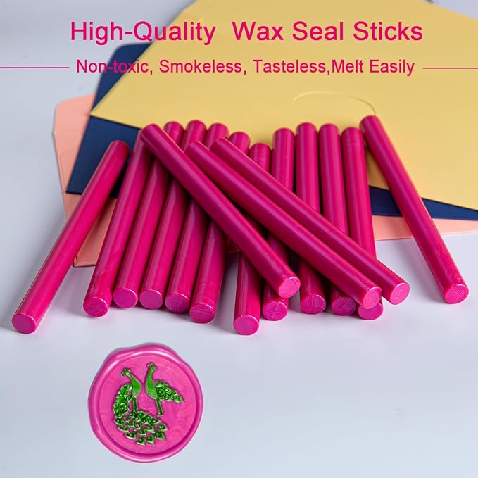 Wax Seal Stick, 15 Pieces Glue Gun Wax Seal Sticks - Image 2