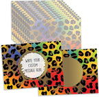 My Scratch Offs Leopard Print DIY Make Your Own Scratch Off Card Pack 20 Cards - Image 6
