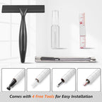 Kromapolis Window Privacy Film Frosted Glass Window Film, Heat Blocking Privacy - Image 7