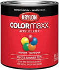 Krylon ColorMaxx Gloss Interior/Exterior Acrylic Latex Paint, Banner Red by Krylon%C2%AE