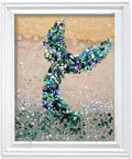 LYJZYXGS Sea Glass Art Kit, DIY Mosaic Arts and Craft Kits Ocean Painting Kit by LYJZYXGS