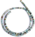 155pcs 3x2mm Genuine African Turquoise Heishi Disc Rondelle Spacer Stone Semi - Image 3