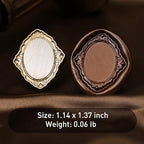 Frame Wax Seal Stamp Kit, 3D Embossed Relief Carving Wax Seal Stamp Head and - Image 3