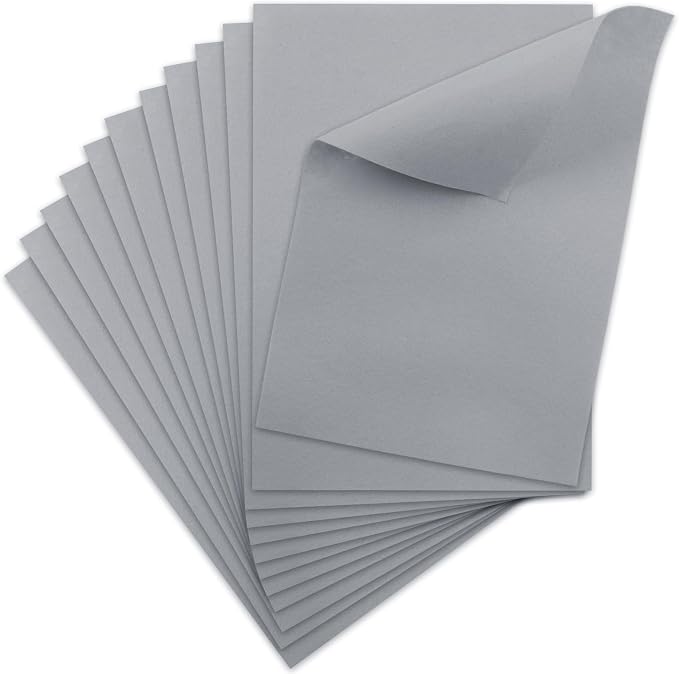 12 Pcs Felt Sheets, 7x11 Inch Stiff Felt by HARSKIYER