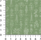 Patchwork Fabric Panel 100x155 cm, 100% Cotton Satin, 6 Coordinated Botanical & - Image 9