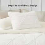 BEDELITE Pintuck Fluffy Twin Comforter Set - Image 4