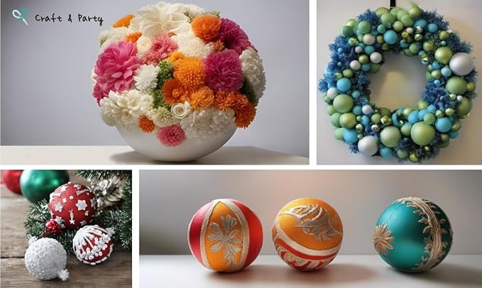 Evershine 12 Pack 4 Inch Craft Foam Ball - Image 6