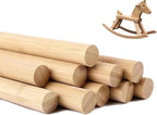 DaTpuik 1/2 x 17.5 Inch 10 PCS Dowel Rods Wood Sticks Wooden Dowel Rods by DaTpuik