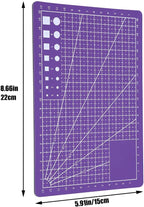 A5 Self Healing Cutting Mat Double Sided, 8.5in×6in Small Cutting Mat Craft - Image 2