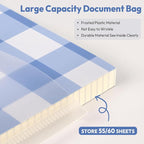 42 Pack 12x12 Scrapbook Paper Storage Organizer w/120 Label Stickers, Photos - Image 2