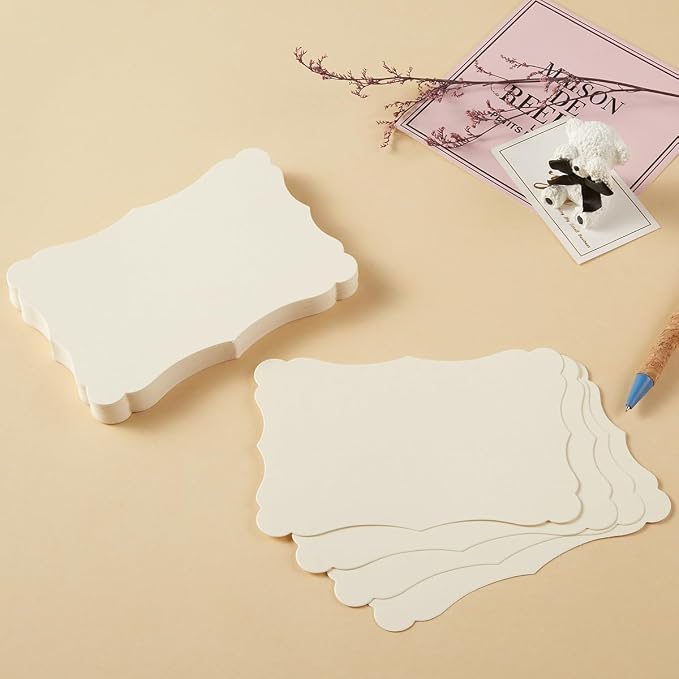 50 Pack Blank Kraft Greeting Cards, 5x7IN | Thick Cardstock Paper, - Image 5