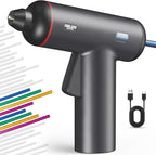 DELIXI Hot Glue Gun and Sticks Set, Cordless Glue Gun by DELIXITool