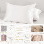PROMEED 23 Momme White Silk Pillowcase - Image 5