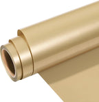 WRAPXPERT Gold Iron on Vinyl, Light Gold Heat Transfer Vinyl 12''x5ft Champagne - Image 8