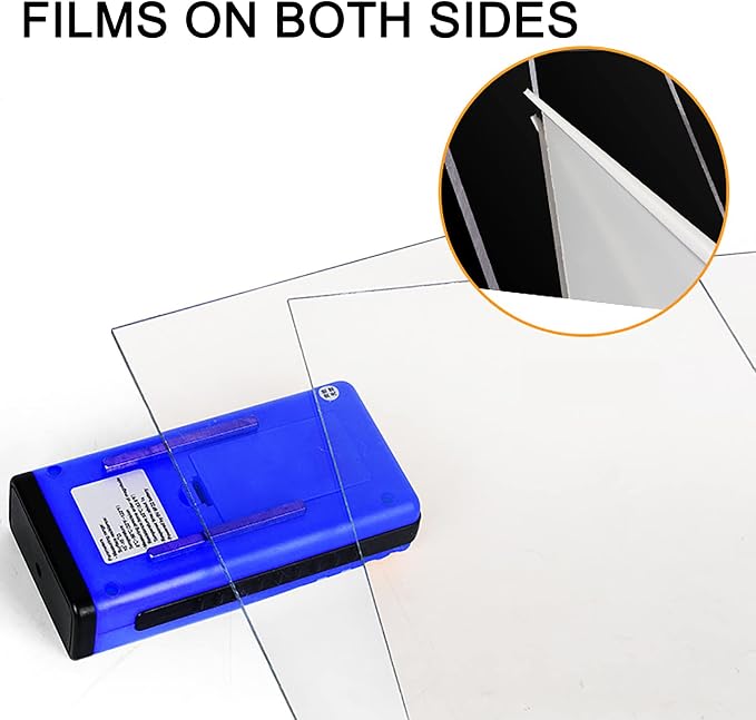 5 Pack 12x12x.02” Clear Plastic Sheet PET Flexible - Image 4