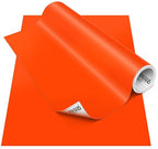 VViViD DECO65 Matte Pastel Orange Red Permanent Adhesive Craft Vinyl by VVIVIDVINYL