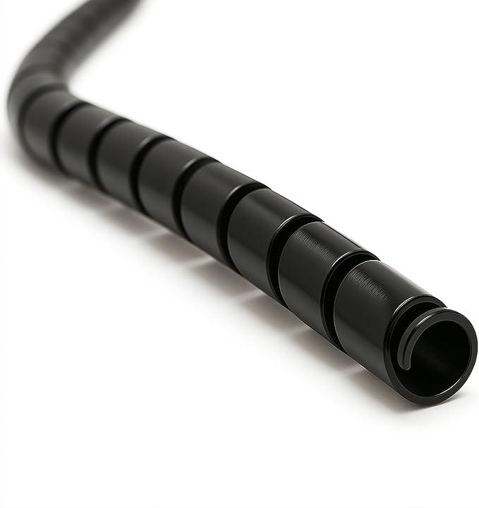 Electriduct 5 Inch Heavy Duty Spiral Wrap HDPE Flexible Plastic Cable Sleeve by Electriduct