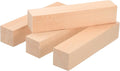 MECCANIXITY 4Pcs Basswood Carving Block, 1.2"x1.2"x6" Square Wooden Dowels by MECCANIXITY