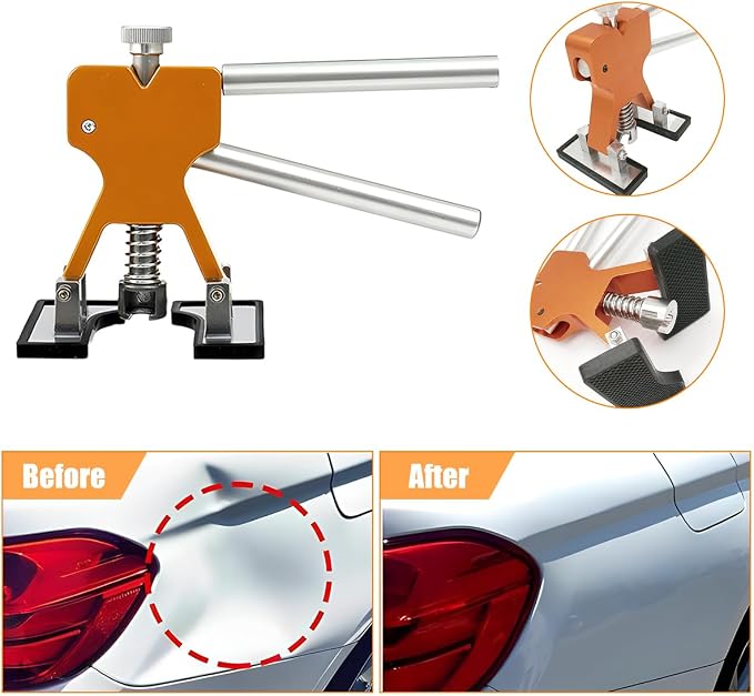 Zpana 18PCS/Set Car Dent Puller Kit, Paintless Vehicle Remover Pull Tools - Image 3