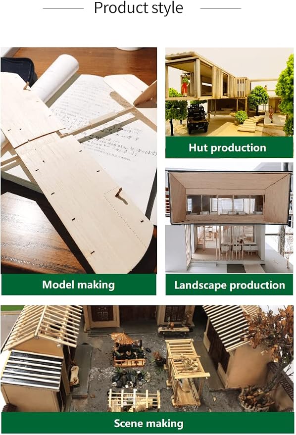 12 Pack Balsa Wood Sheets 1/16x4x6 Inch Natural Wood Color Unfinished Wood - Image 7