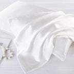 Oeko-TEX Certified White Silk Pillow Cases Made in USA, 100% Real Silk - Image 6