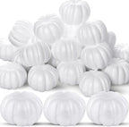 Lenwen 24 Pcs Fall White Foam Pumpkins by Lenwen