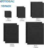 GOTIDEAL 10Pcs Black Stretched Canvases - Image 2
