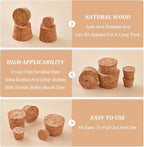 GORGECRAFT 50PCS 5 Sizes Cork Bottle Stoppers - Image 6