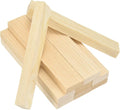 MECCANIXITY 10Pcs Wood Strips Slats, 5/16" x 7/8" x 4" Thin Wood Sticks Flat by MECCANIXITY