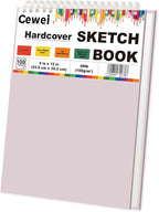 Cute Sketch Book for Kids Ages 8-12 Girls, 1 Pack-100 Sheets Purple Sketch Book by Unknown
