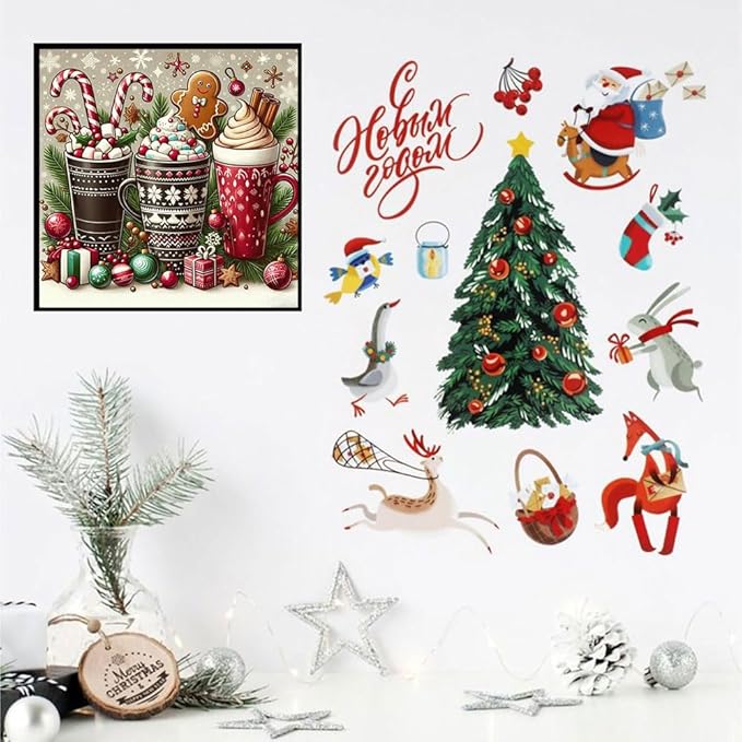 Christmas Stamped Cross Stitch Kits - Image 3
