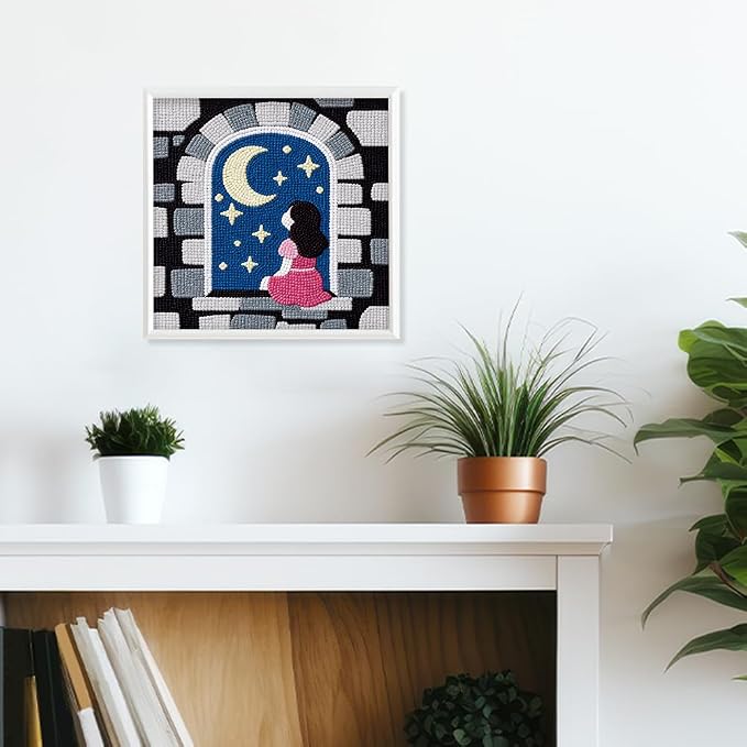 Doodlream Gazing at Moon Stars Night Needle Kit - Image 6