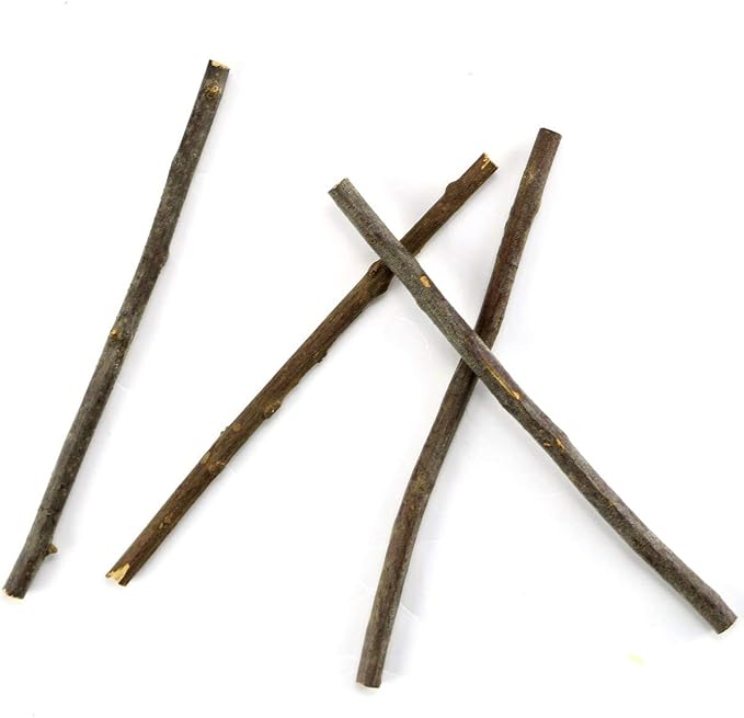 TKOnline 100Pcs Craft Sticks, 10cm 0.1-0.2 Inch in Diameter Wood Log Sticks - Image 3
