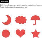 MECCANIXITY EVA Foam Sheets Red 35.4 Inch x 19.7 Inch 2mm Thick Crafts Foam - Image 6