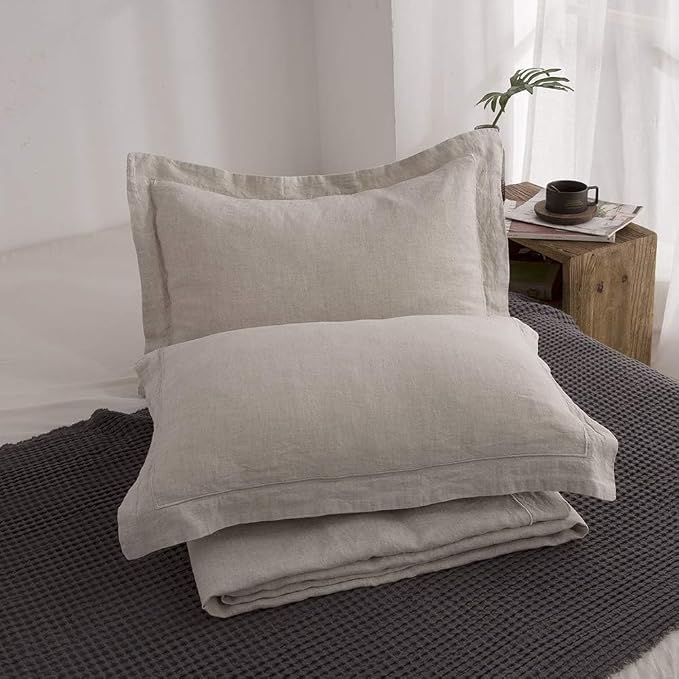 Simple&Opulence 100% French Flax Linen Duvet Cover Set - Image 8
