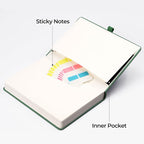EMSHOI Lined Journal Notebook, 320 Numbered Pages, A5 Size | Leather Hardcover - Image 8