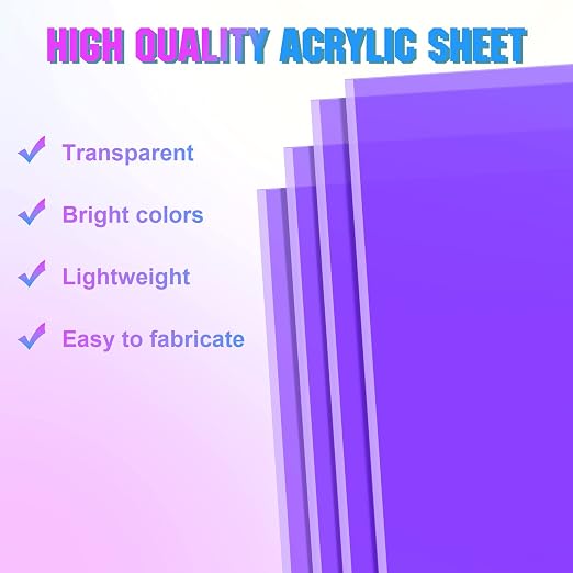 Kathfly Acrylic AB Sheet Colored Translucent Acrylic Iridescent Radiant Sheet - Image 5