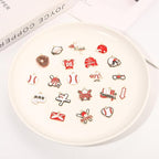 20PCS Sports Charms Enamel Basketball Baseball Pendant Charms - Image 4