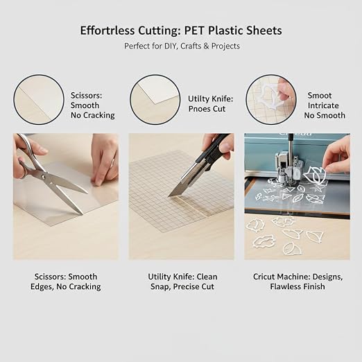 Premium Clear PET Sheets, 0.4mm Thick, High Clarity & Flexibility. Perfect - Image 6
