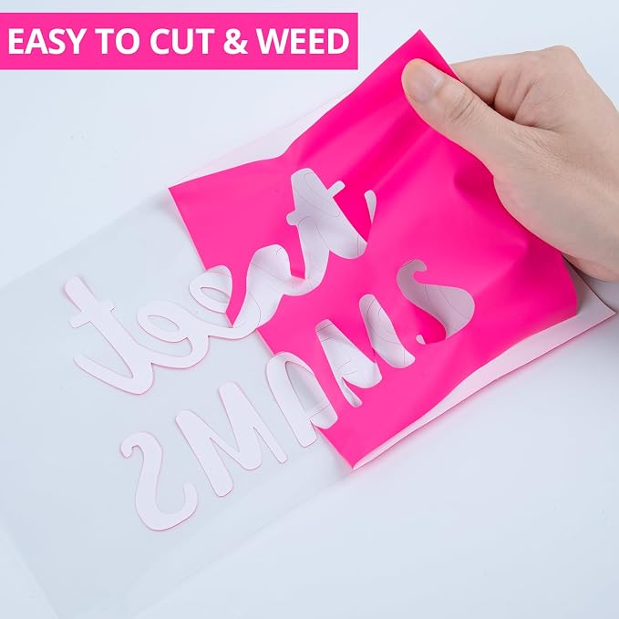 HTVRONT Puff Vinyl Heat Transfer, Puff Iron on Vinyl - Image 4