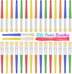 Anezus 30 Kids Paint Brushes Set by anezus