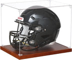 JupDec Football Helmet Display Case, Full Size Acrylic Baseball Motorcycle by JupDec