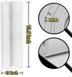 2-Pack White Eva Foam Cosplay Sheets roll, Premium eva Craft Foam 1mm Thick - Image 3