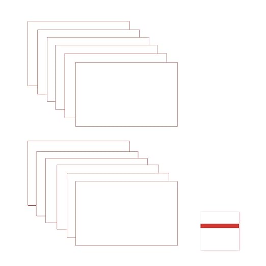 XLNT TECH Engraving Blank Materials ABS Double Color Plastic Sheet by MaterialsParts