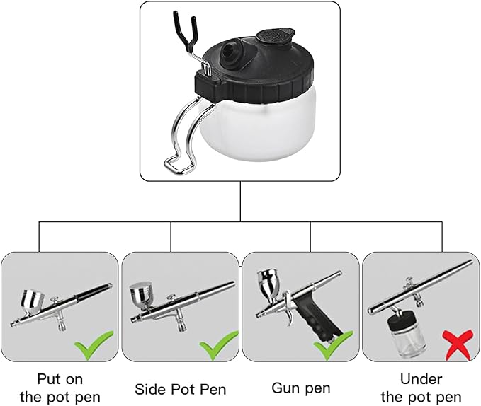 JOYABEST Airbrush Cleaning Pot - Image 5
