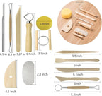 Artzuvs Clay Sculpting Tools 28pcs Polymer Pottery Modeling Tools Set - Image 2