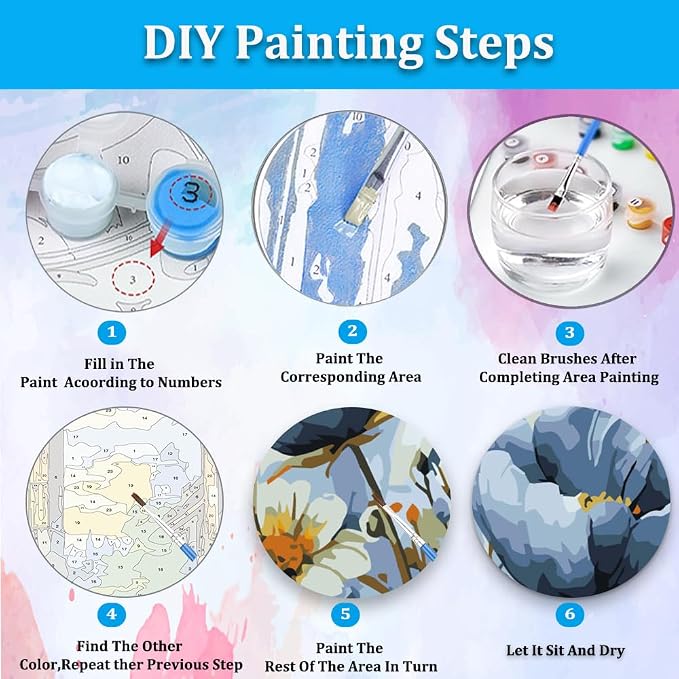 Artunion Framed Paint by Numbers Kit - Image 6