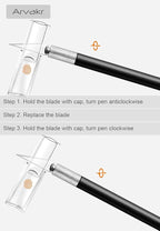 Craft Hobby Knife, Exacto Knife, 2 Knives and 60 Blades - Image 3