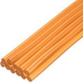uxcell Mini Hot Glue Sticks for Glue Gun 7mm x 200mm Transparent Orange 12pcs by uxcell