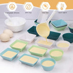 24Pack Silicone Muffin Cups, Reusable Cupcake Liners Molds - Image 2